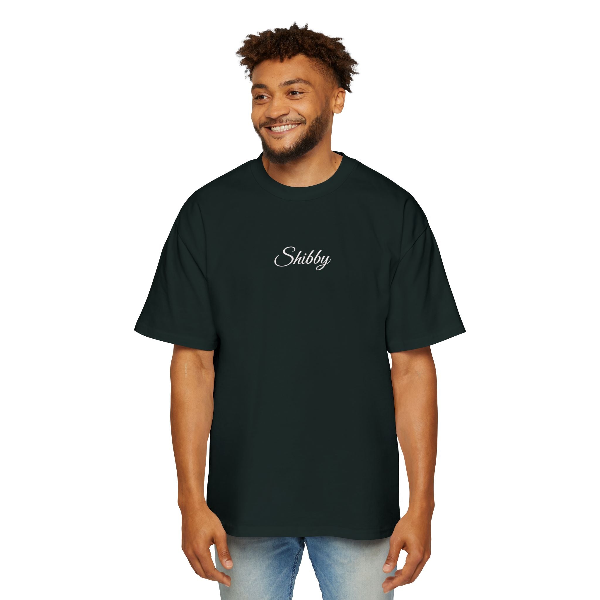 Shibby Oversized Tee — Minimalist Graphic T-Shirt