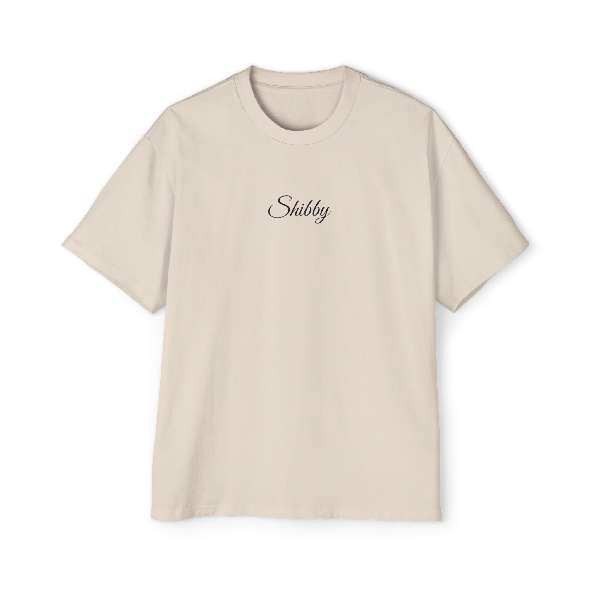 Shibby Oversized Tee — Minimalist Graphic T-Shirt