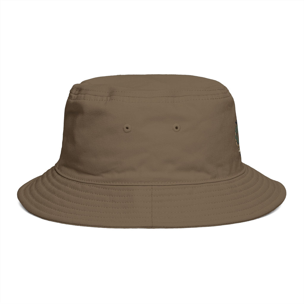 Shibby Vintage Fishing Bucket Hat — "Keep It thorough Kookaburra"