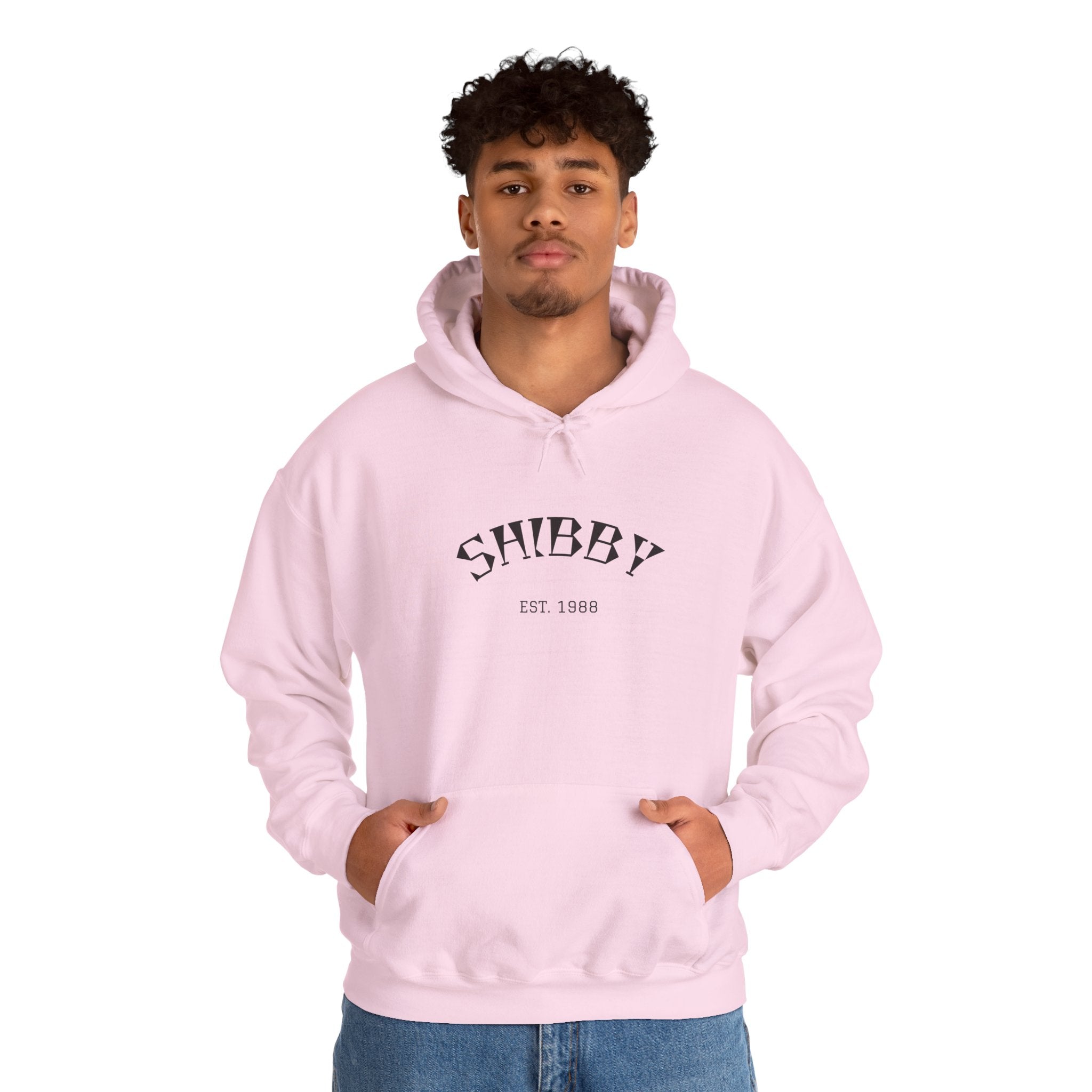 Shibby Est. 1988 Hoodie – Minimal Retro Logo Pullover