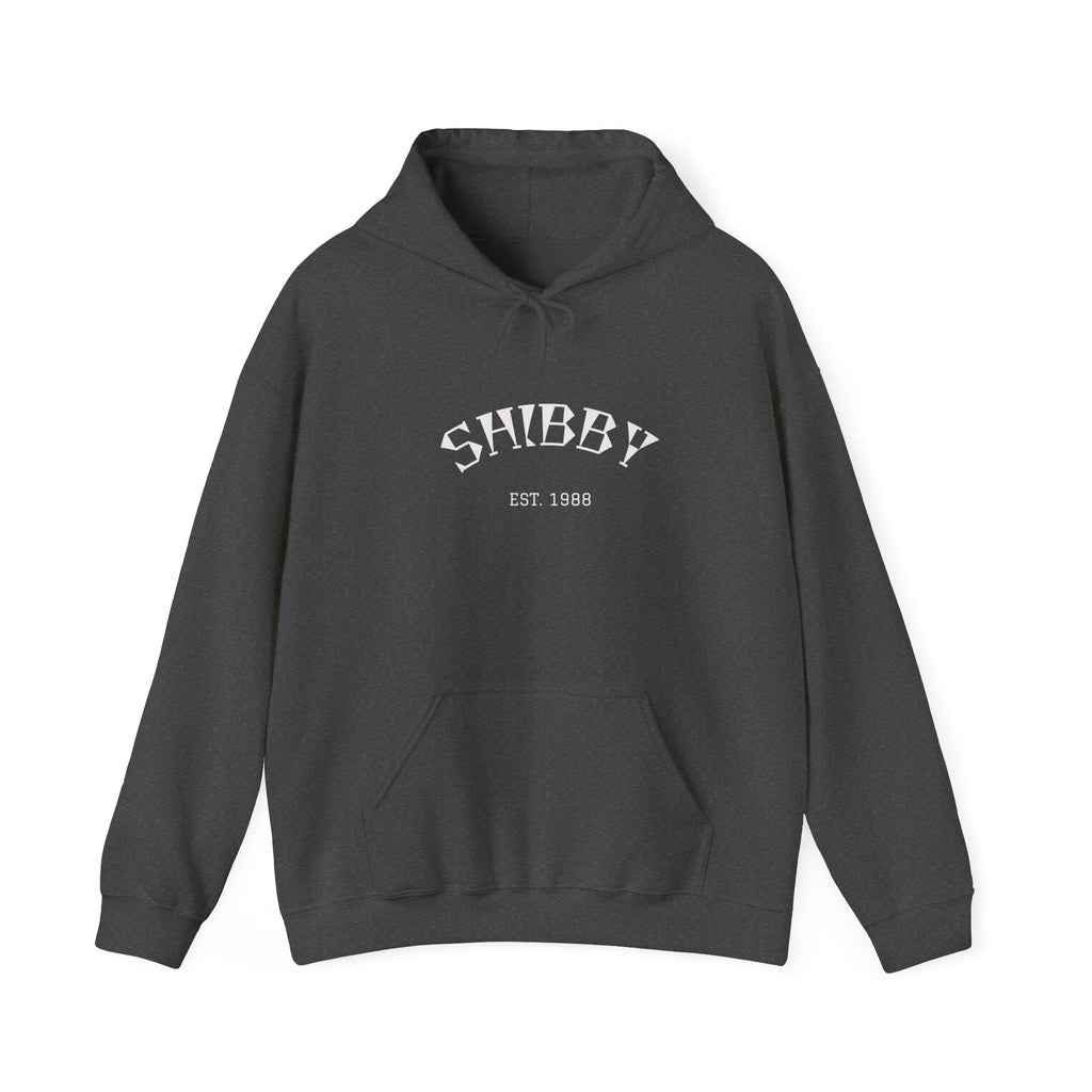 Shibby Est. 1988 Hoodie – Minimal Retro Logo Pullover