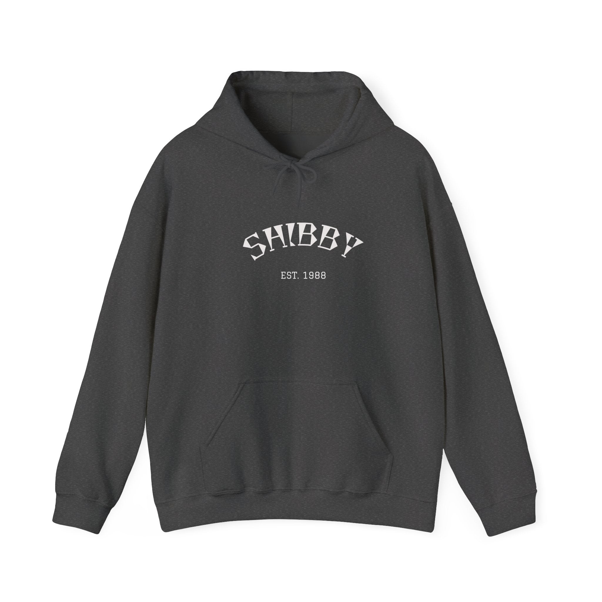 Shibby Est. 1988 Hoodie – Minimal Retro Logo Pullover