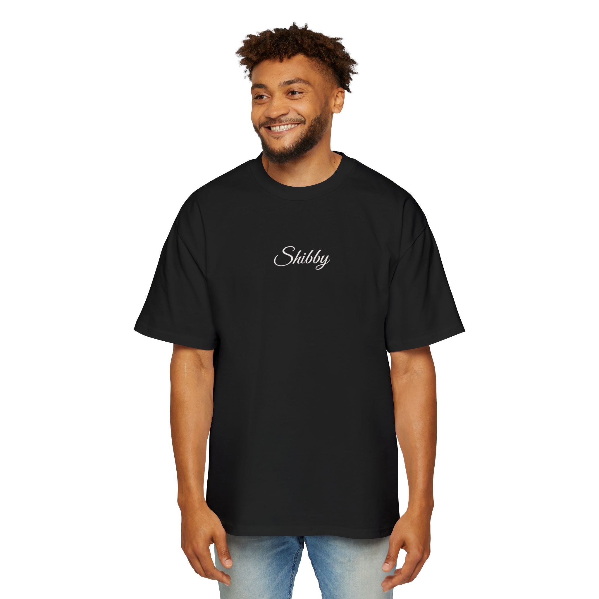 Shibby Oversized Tee — Minimalist Graphic T-Shirt