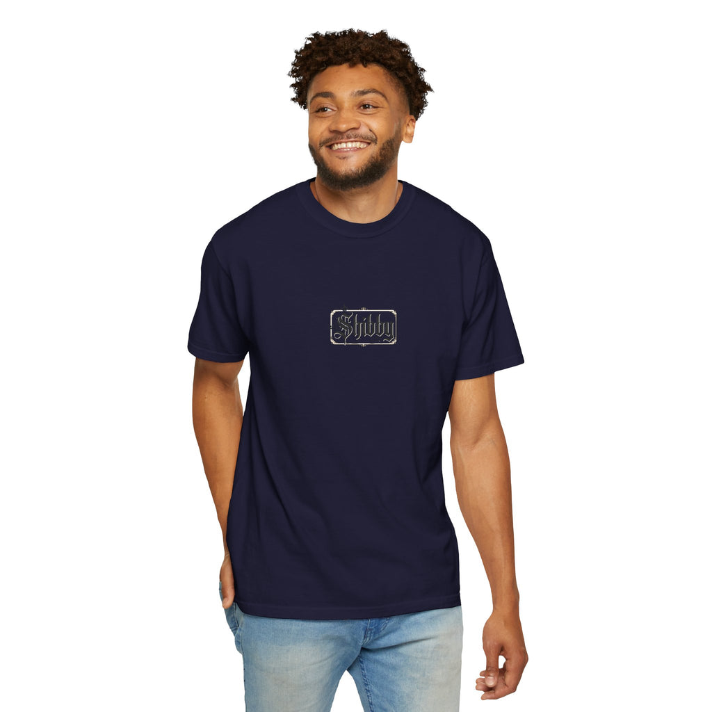 Shibby Script T-Shirt — Minimal Vintage Logo Tee