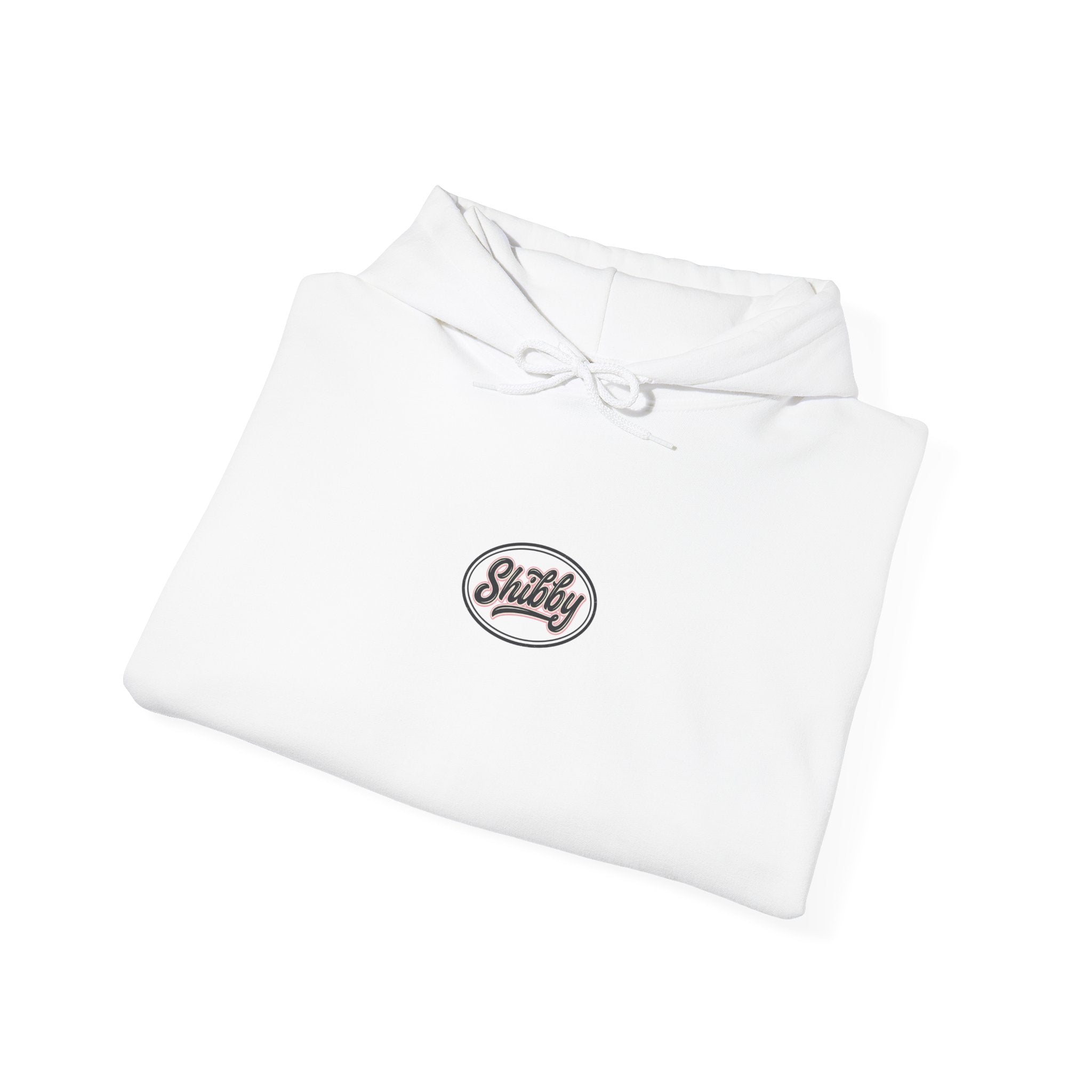 Ladies Jumpers -Shibby Logo Hoodie – Retro Script Pullover