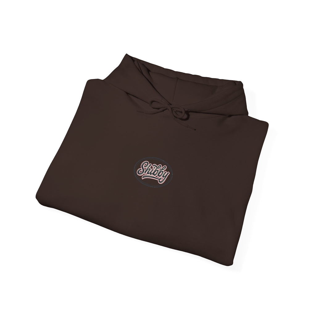 Ladies Jumpers -Shibby Logo Hoodie – Retro Script Pullover