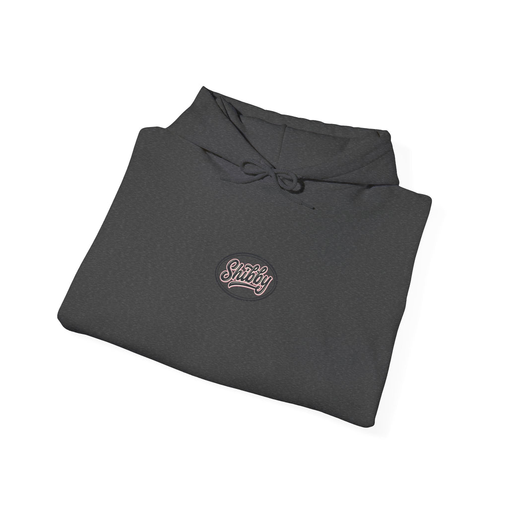 Ladies Jumpers -Shibby Logo Hoodie – Retro Script Pullover