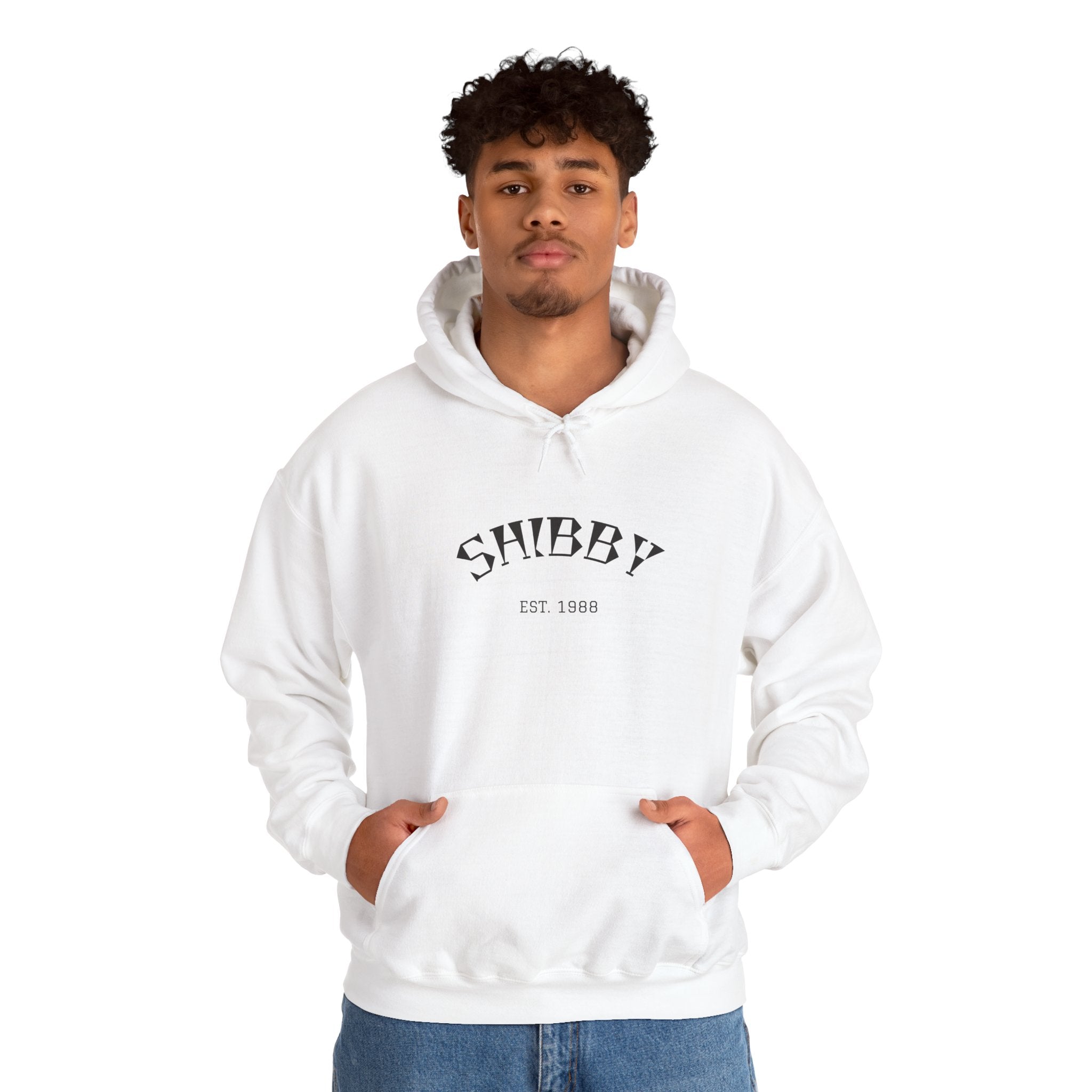 Shibby Est. 1988 Hoodie – Minimal Retro Logo Pullover