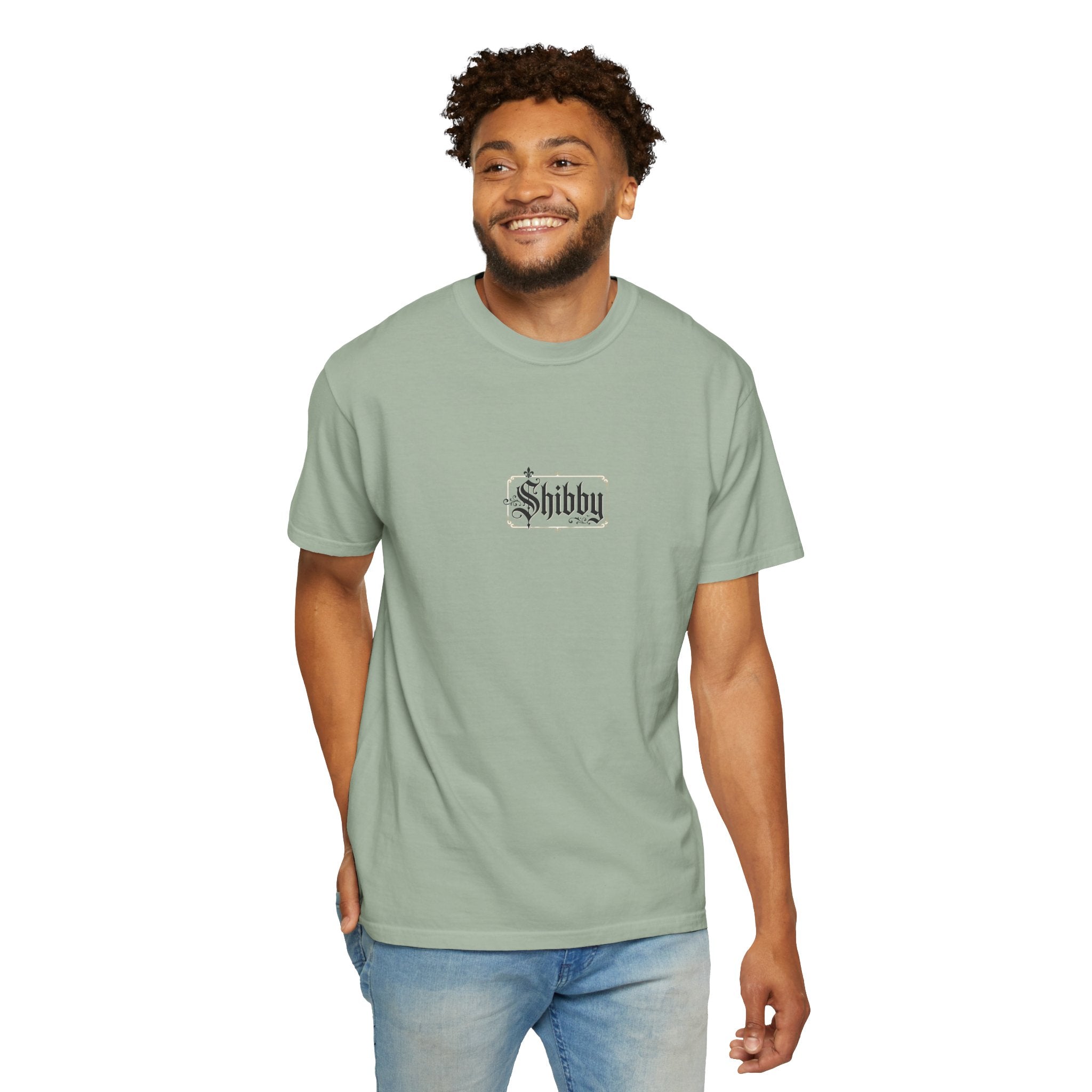 Shibby Script T-Shirt — Minimal Vintage Logo Tee