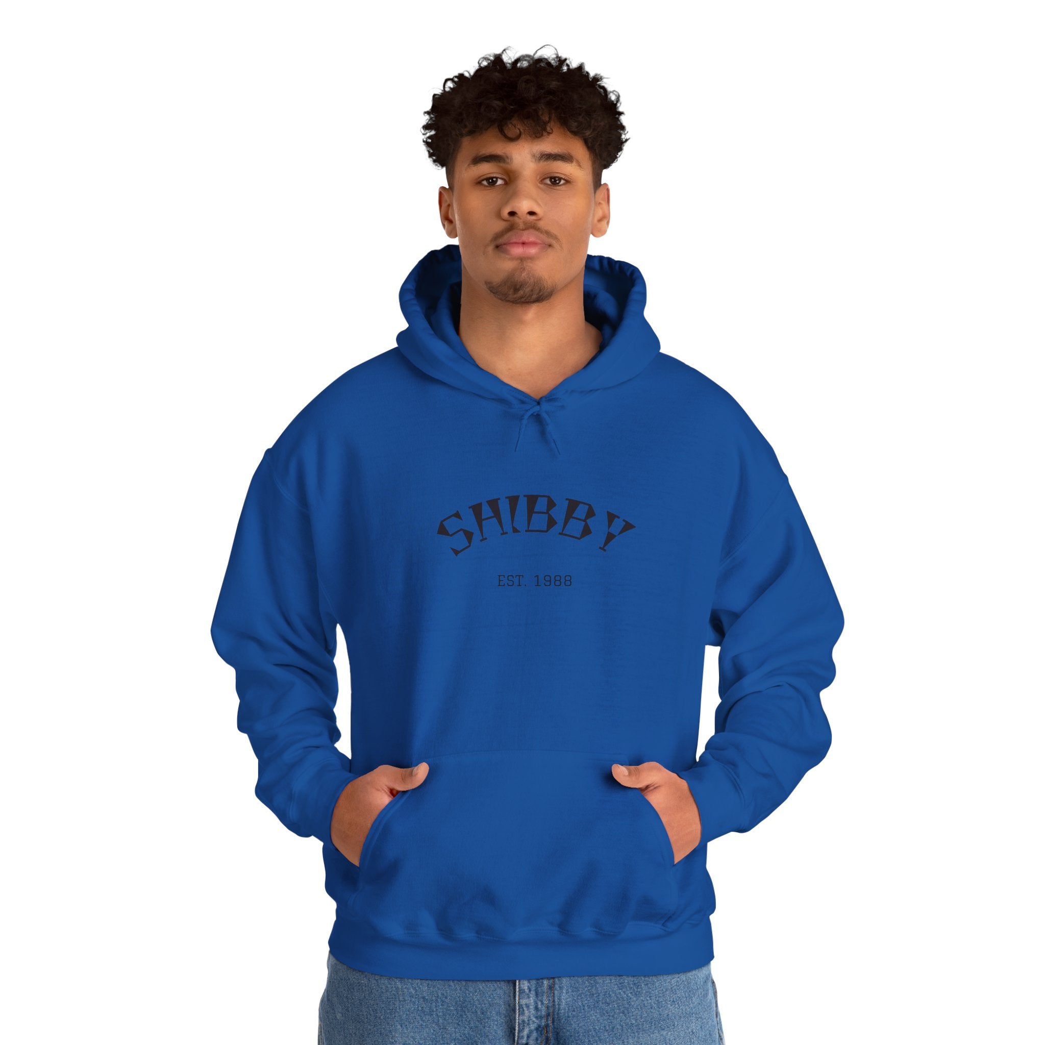 Shibby Est. 1988 Hoodie – Minimal Retro Logo Pullover