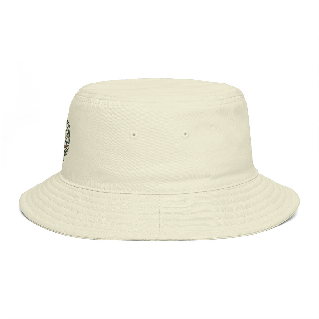 Shibby Vintage Fishing Bucket Hat — "Keep It thorough Kookaburra"