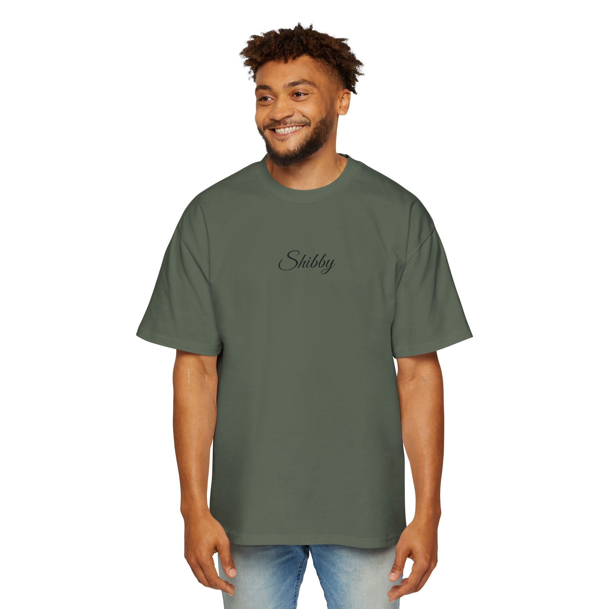 Shibby Oversized Tee — Minimalist Graphic T-Shirt