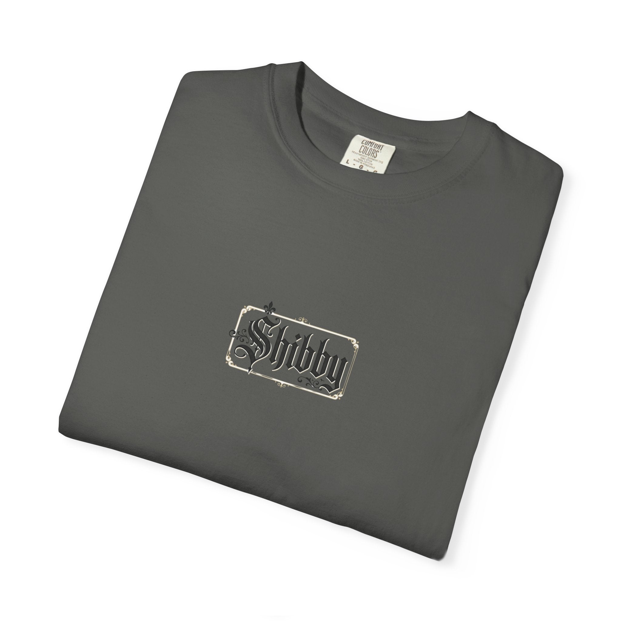 Shibby Script T-Shirt — Minimal Vintage Logo Tee