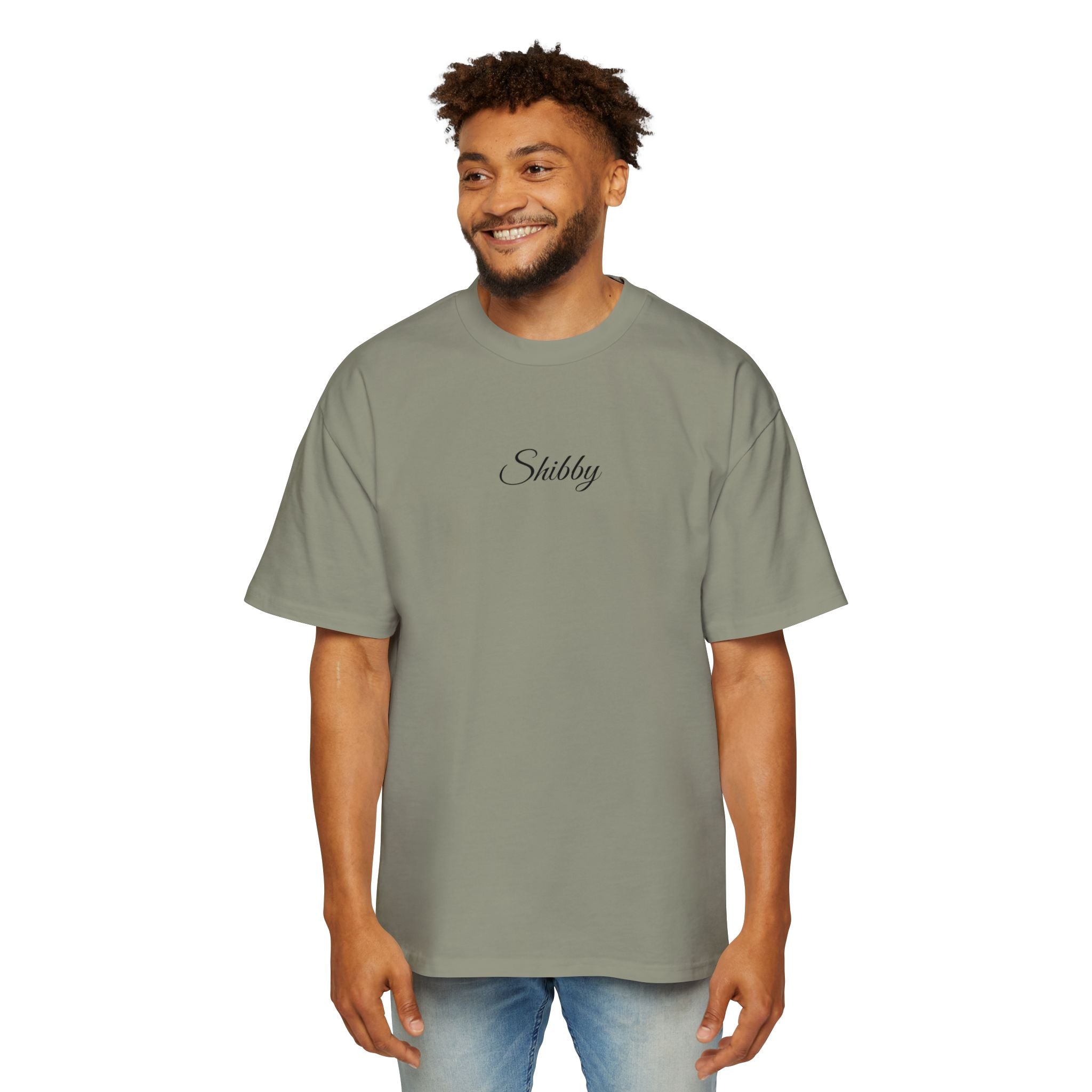 Shibby Oversized Tee — Minimalist Graphic T-Shirt