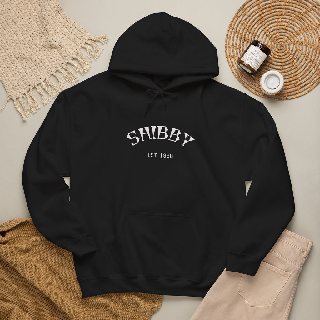 Shibby Est. 1988 Hoodie – Minimal Retro Logo Pullover