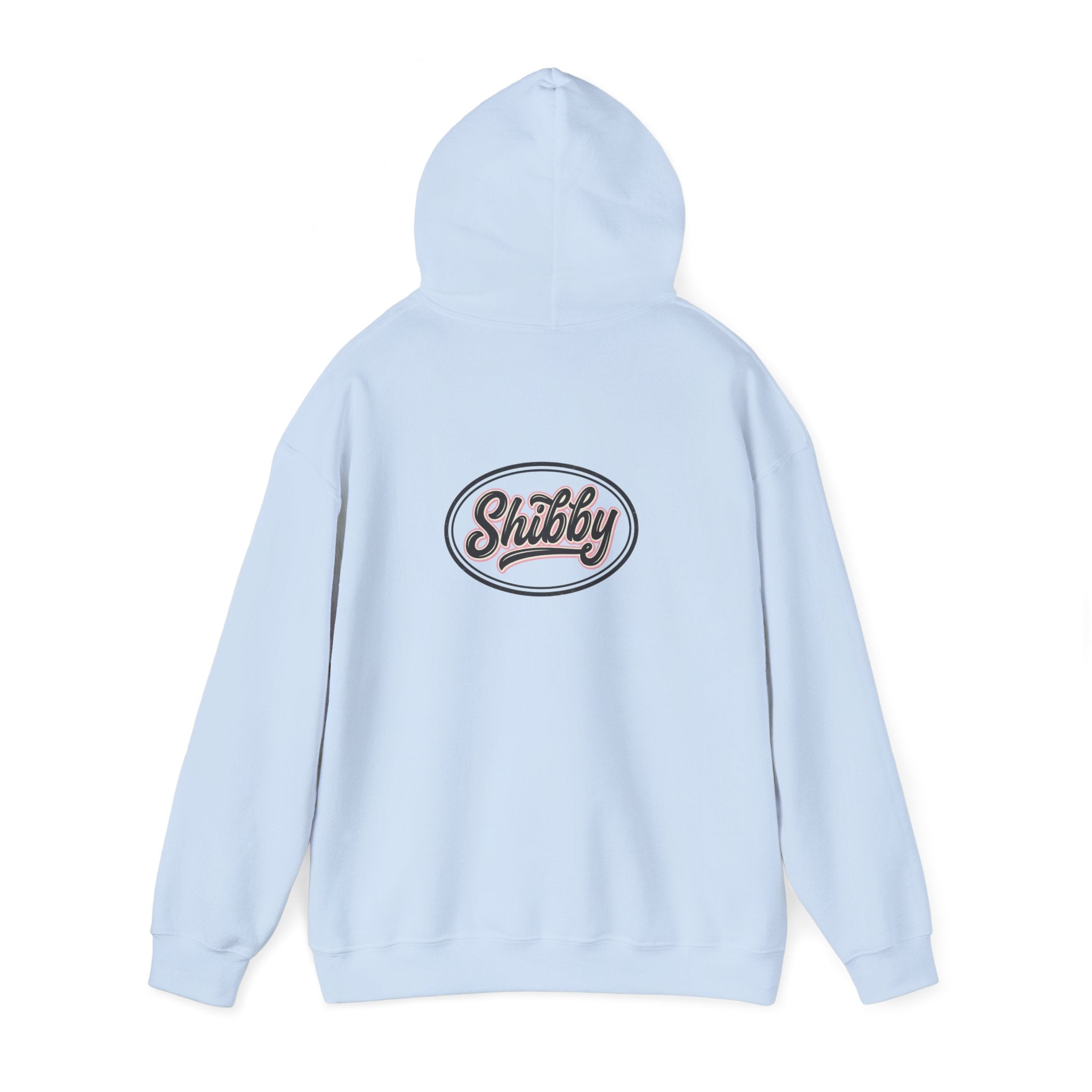 Ladies Jumpers -Shibby Logo Hoodie – Retro Script Pullover
