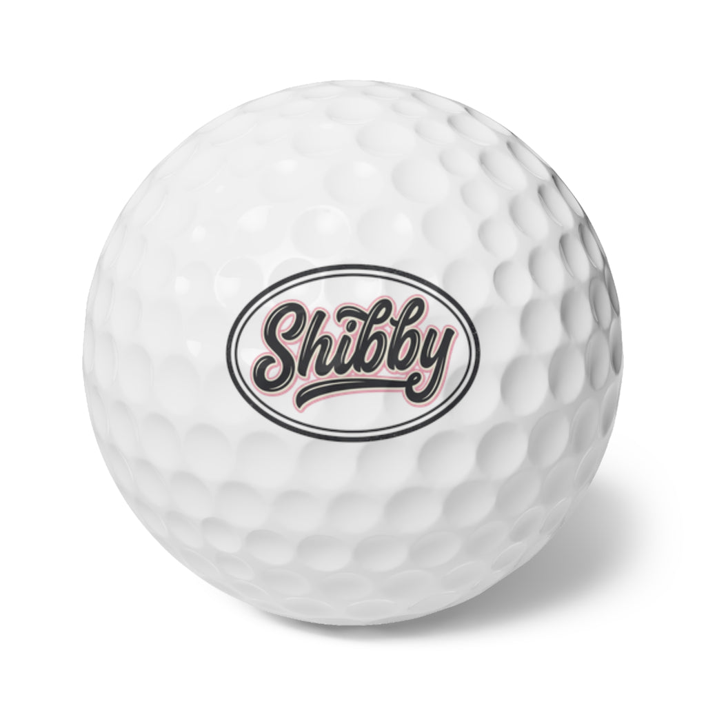 Shibby Golf Balls, 6pcs