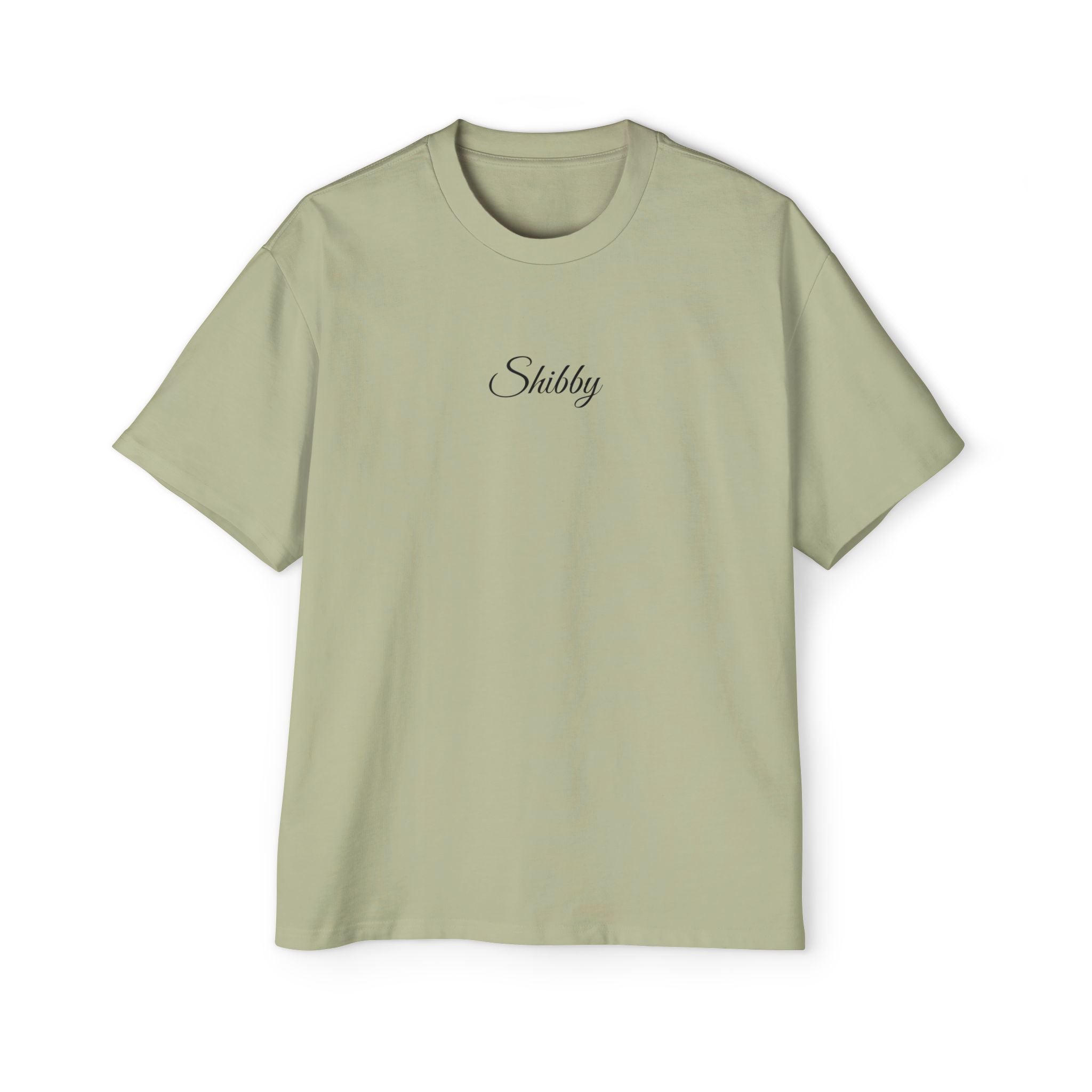 Shibby Oversized Tee — Minimalist Graphic T-Shirt