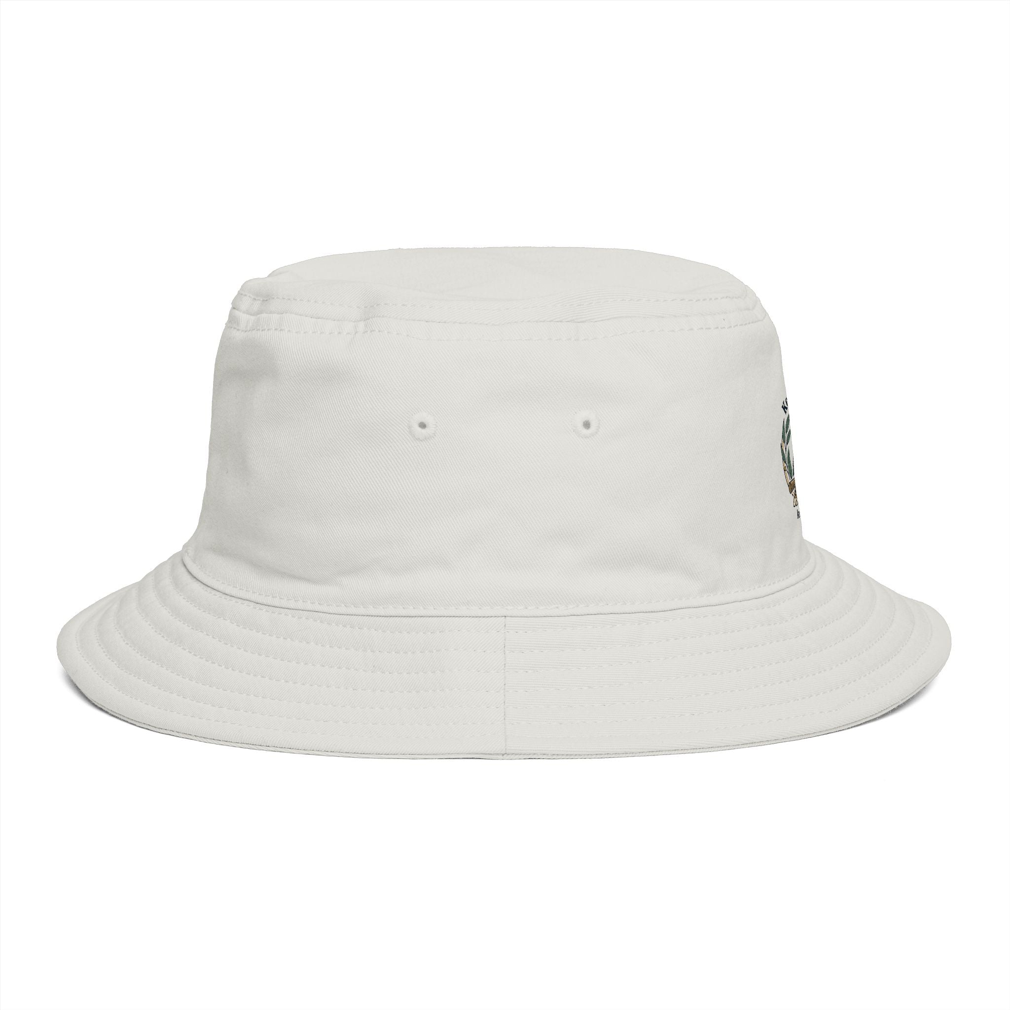 Shibby Vintage Fishing Bucket Hat — "Keep It thorough Kookaburra"