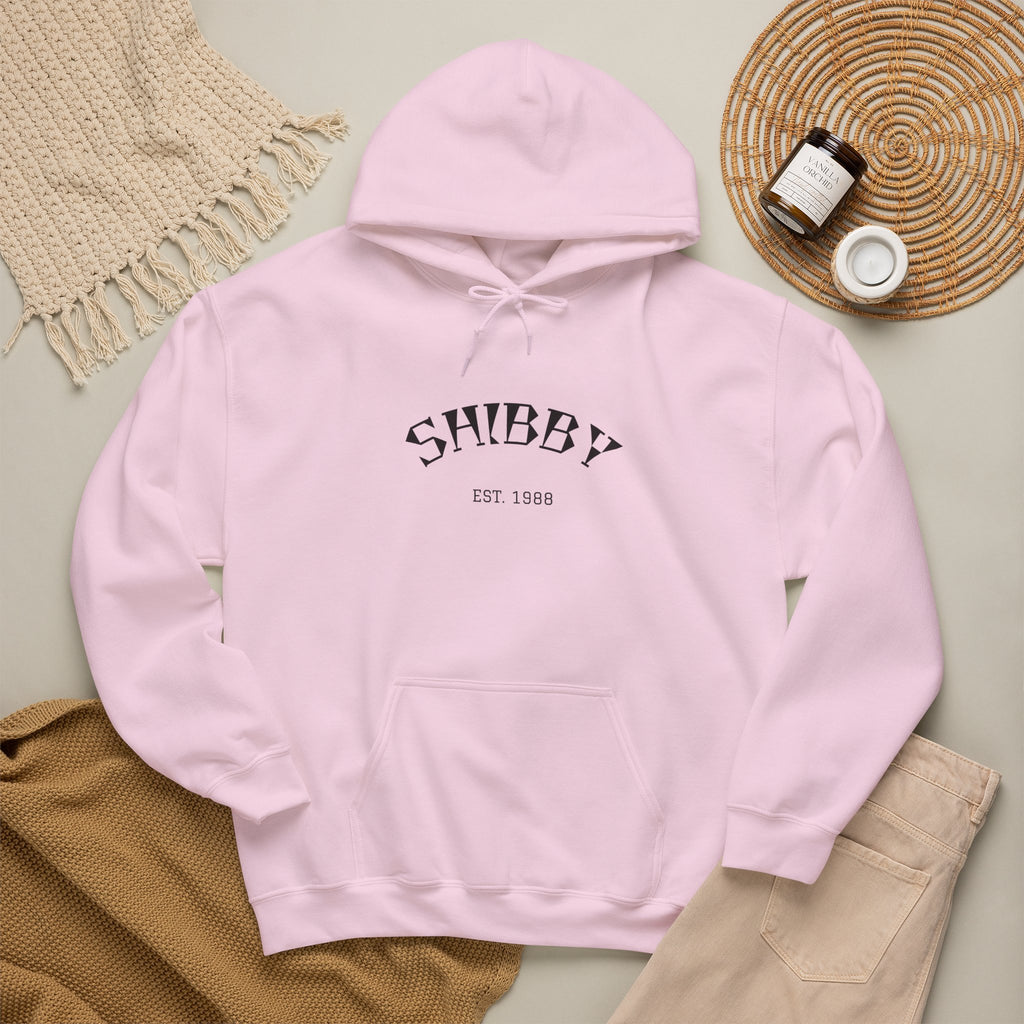 Shibby Est. 1988 Hoodie – Minimal Retro Logo Pullover
