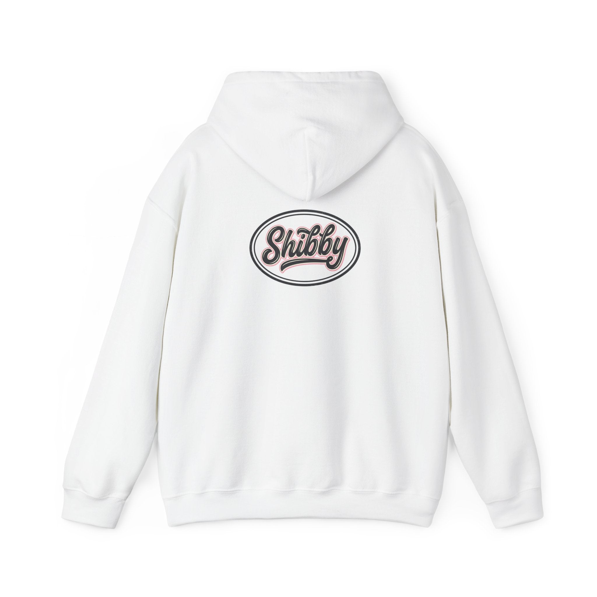 Ladies Jumpers -Shibby Logo Hoodie – Retro Script Pullover